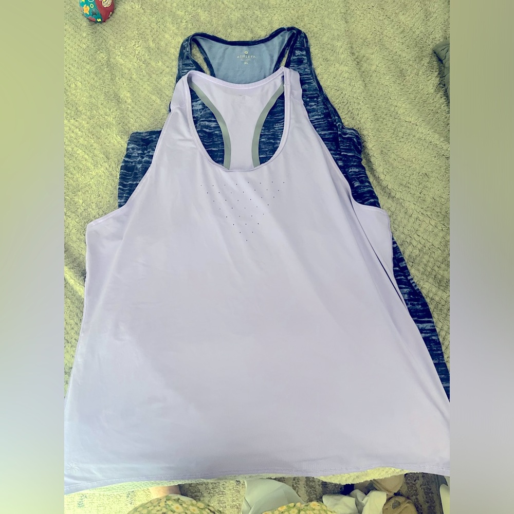 2 Athleta tanks- XL